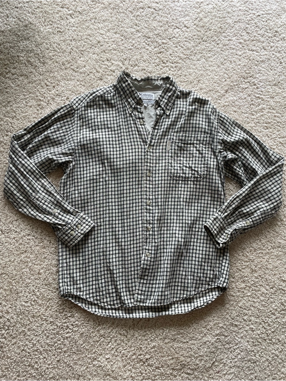 Columbia Men's Plaid Button-Down Shirt